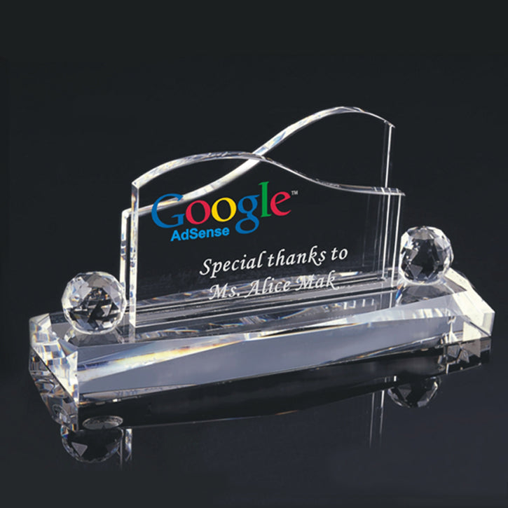 Crystal Name Card Stand EC-C1003