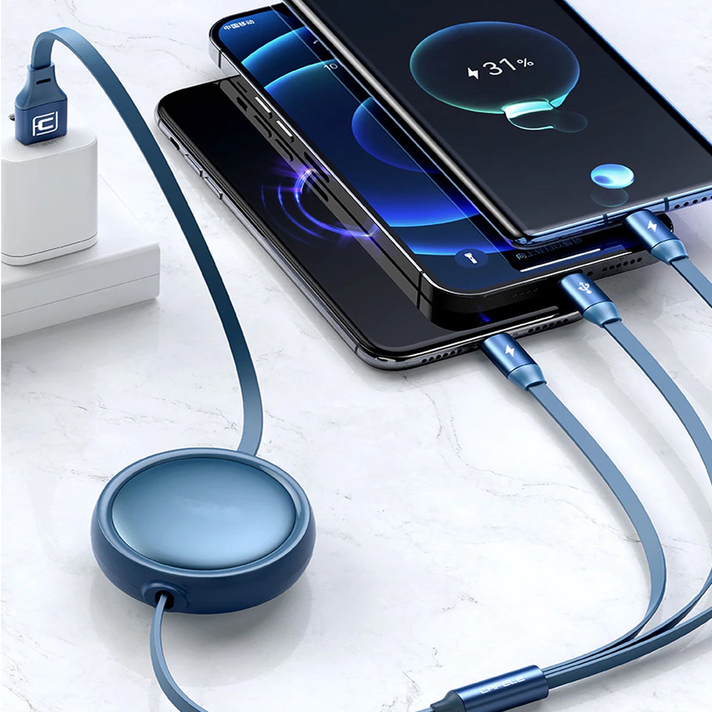 3 in 1手機充電器線 EC-E1007