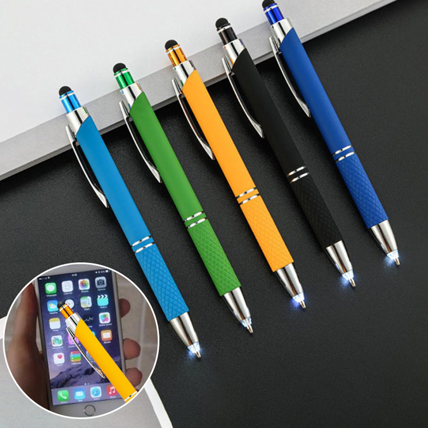 3 in 1 Touch Pen with LED Light EC-S1006
