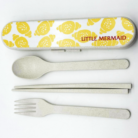 Wheat straw cutlery set EC-H1026